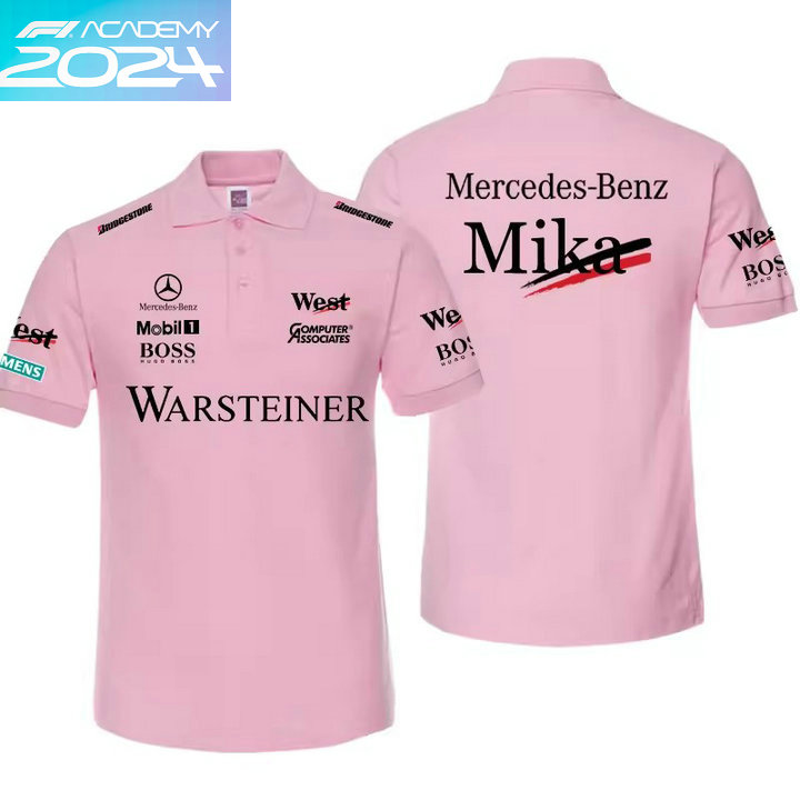 2024 Polo Mika Hakkinen Mercedes-Benz Coton Homme Manche Courte